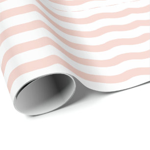 Zachte meisjes-esthetiek roze golf Y2K pastel re Cadeaupapier