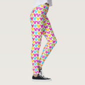 Zachte Meisjesachtige Levendige Regenboog Vlinder Leggings (Rechts)