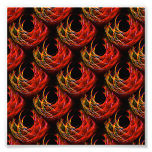 Zachte moderne boho elegante abstracte kunstpatroo foto afdruk