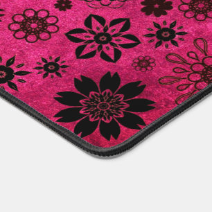 Zachte moderne trendy meisjesachtige bloempatroon  bureaumat