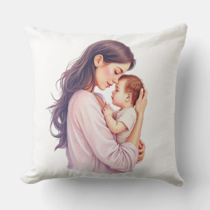 Zachte Moeder & Baby Liefde Kussen – Knus Huis Dec