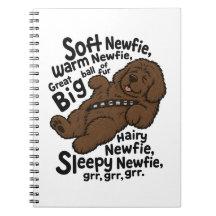 Zachte Newfie Gedicht (bruine newf)