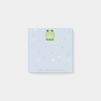 Zachte notitieblokjes met kikker, schoolspullen vo post-it® notes