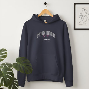 Zachte Observaties Energie Output Donker Hoodie