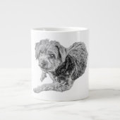 Zachte ogen, zachte ziel extra grote beker (Voorkant)