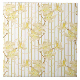 Zachte oleander bloemen tegeltje