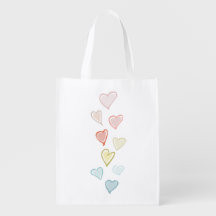 Zachte Ombre Hand Drawn Hearts