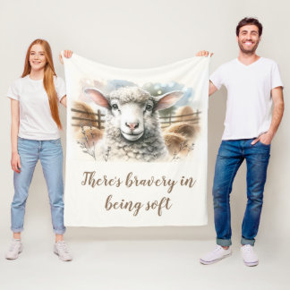 Zachte ooi: Zachte wolschapen Fleece Deken