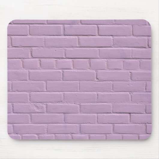 Zachte Paarse Brick-muur Muismat (Voorkant)