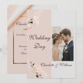 Zachte paarse effecten met bloemen kaart