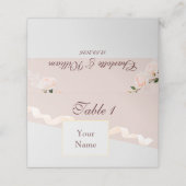 Zachte paarse en grijze effecten met lint plaats c (Buitenkant ongevouwen)