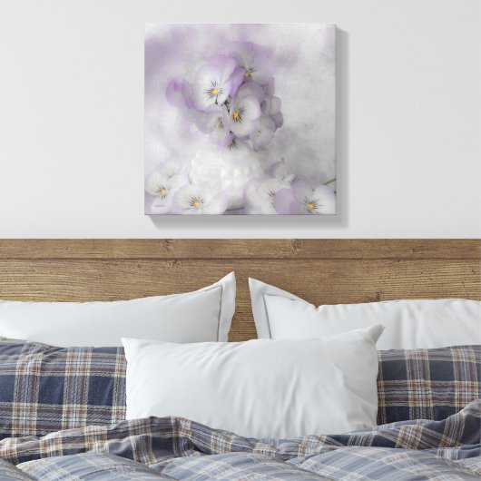 Zachte panelen canvas afdruk (Insitu (Slaapkamer))