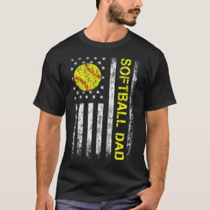 Zachte papa-shirt heren daddy sportliefhebber Amer T-shirt