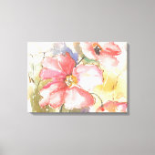 Zachte papaver I Canvas Afdruk (Voorkant)