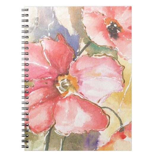 Zachte papaver I Notitieboek (Voorkant)