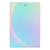 Zachte pasta voor regenbooggradiënt mini klembord (Achterkant)