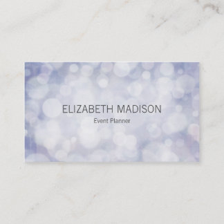 Zachte pasteellavenverlichting visitekaartje