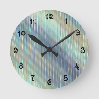 Zachte Pastel Abstract Ronde Klok