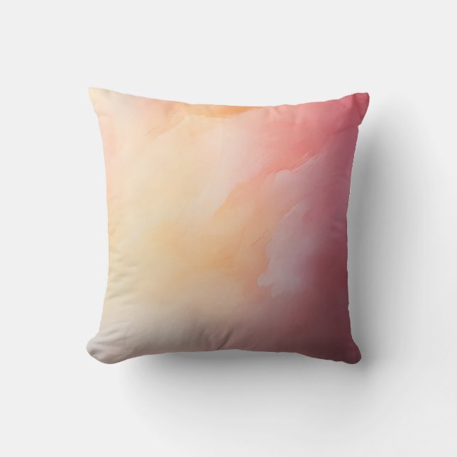  Zachte Pastel Abstracte Sierkussen (Voorkant)
