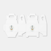 Zachte Pastel Beige Raketschip Bedankdoosjes (Uitgevouwen)