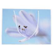 Zachte Pastel Blauw Paarse Vloer Groot Cadeauzakje (Achterkant)