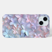 Zachte pastel bloemblaadjes patroon telefoonhoesje Case-Mate iPhone case (Achterkant (horizontaal))