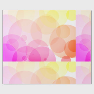Zachte Pastel Cirkel Abstracte Achtergrond Cadeaupapier
