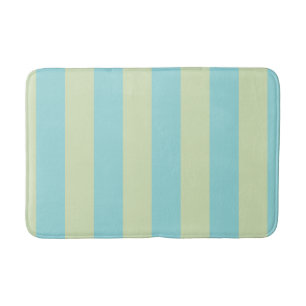 Zachte Pastel Gestreepte Patroon – Lime Crème & Na Badmat