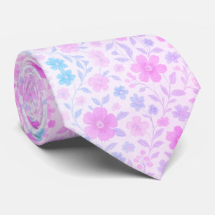 Zachte Pastel Lente Bloesem Stropdas