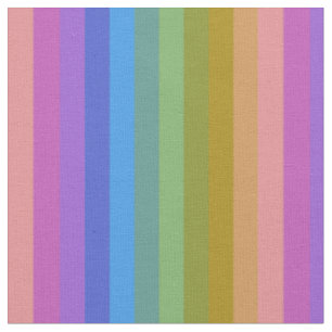 Zachte Pastel Regenboog Verticale Strepen Stof