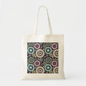 Zachte pastel roze en blauwgroen bloem  BotanicaL Tote Bag (Voorkant)