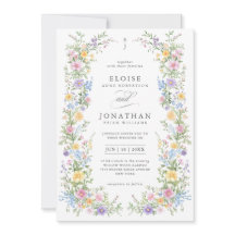 Zachte Pastel Sierlijke Lente Bloemencode QR Huwel
