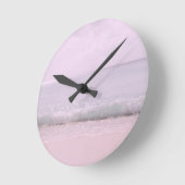 Zachte pasteloceaangolven 5 ronde klok (Hoek)