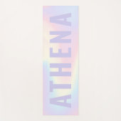 Zachte pastelregenboog, trendy modern minimaal yogamat (Voorkant)