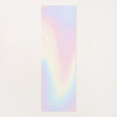 Zachte pastelregenboog, trendy modern minimaal yogamat (Achterkant)