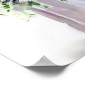 Zachte pastels, Bruids Cascading Bouquet 1, Poster (Hoek)