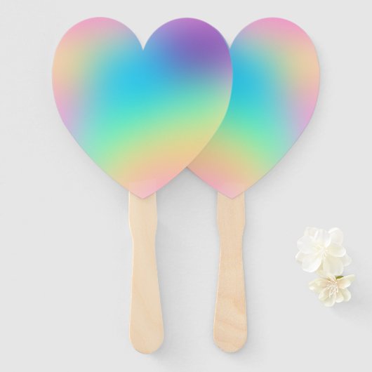 Zachte pasteurgradiënt, hartvertakking handwaaier (Voorkant en achterkant)