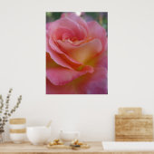 Zachte peach (1) Poster (Keuken)