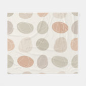 Zachte Pebbles Grid Deken Gezellige Aarde-Geïnspir (Voorkant (Horizontaal))