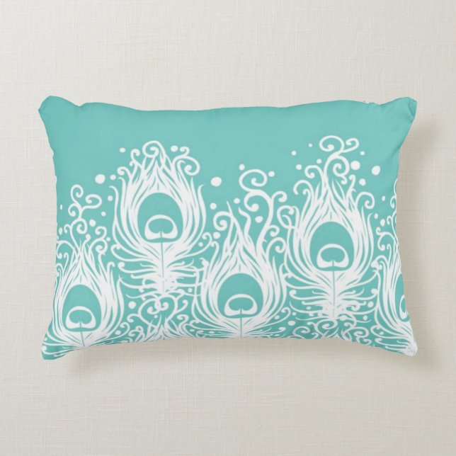 Zachte pekelveren decoratief kussen (Voorkant)