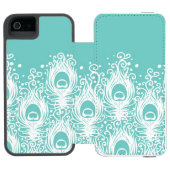 Zachte pekelveren incipio iPhone portemonnee hoesje (Agenda Open)