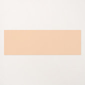 Zachte perzik yoga pose met aangepaste naam yogamat (Achterkant (horizontaal))