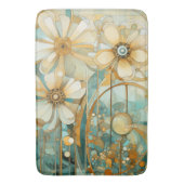 Zachte perziktuin 3 badmat (Voorkant Verticaal)