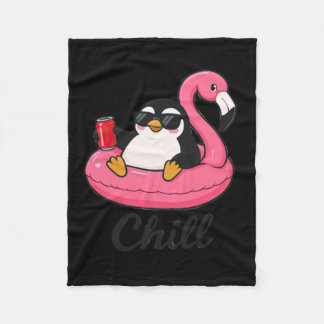 Zachte Pinguïn Zomer Fleece Deken