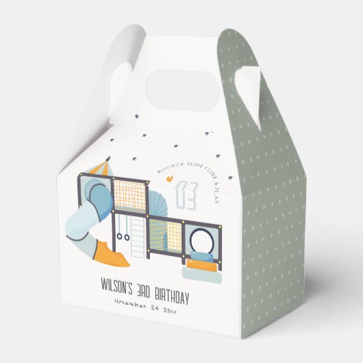 Zachte Play Center Indoor Oerwoud Gym Kinderen van Bedankdoosjes (Achterkant)