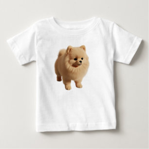Zachte Pomeranian Puppy Geïsoleerd