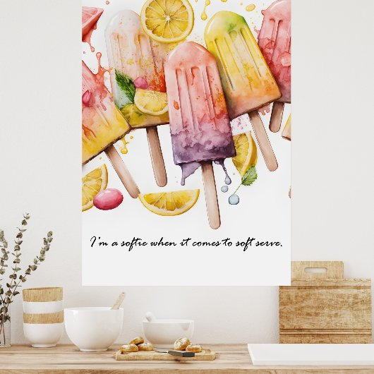 Zachte poster (Keuken)