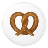 Zachte pretzel eigenzinnige Schattigee hardware Keramische Knop (Voorkant)