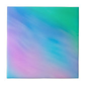 Zachte regenboogkleurige hemel tegeltje (Voorkant)