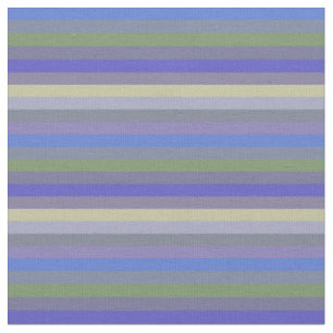 Zachte Retro Regenboog Horizontale Strepen Stof